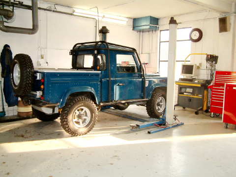 Omgebouwde Land Rover Omgebouwde Land Rover