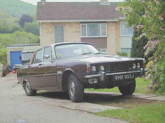 Car Rover P 6 Engine 35 L V8 130 bhp LPG system Typhoon